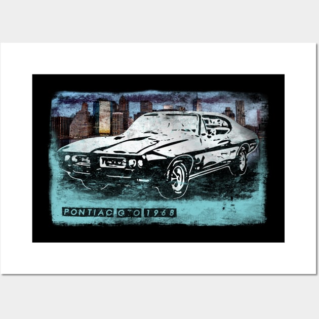 PONTIAC GTO 1968 Wall Art by ElArrogante